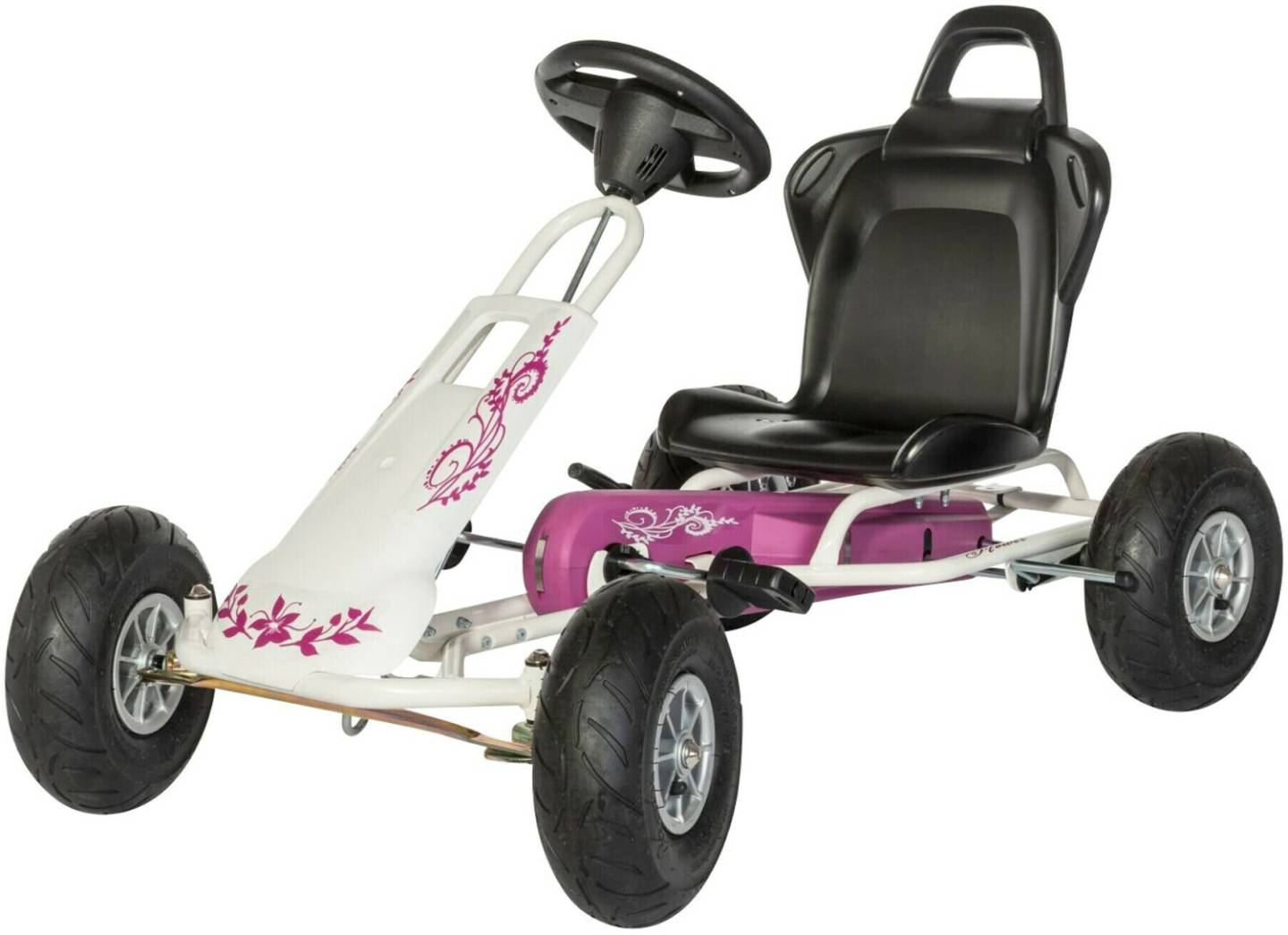 Ferbedo GoKart Air Runner white/pink Kinder-Gokart