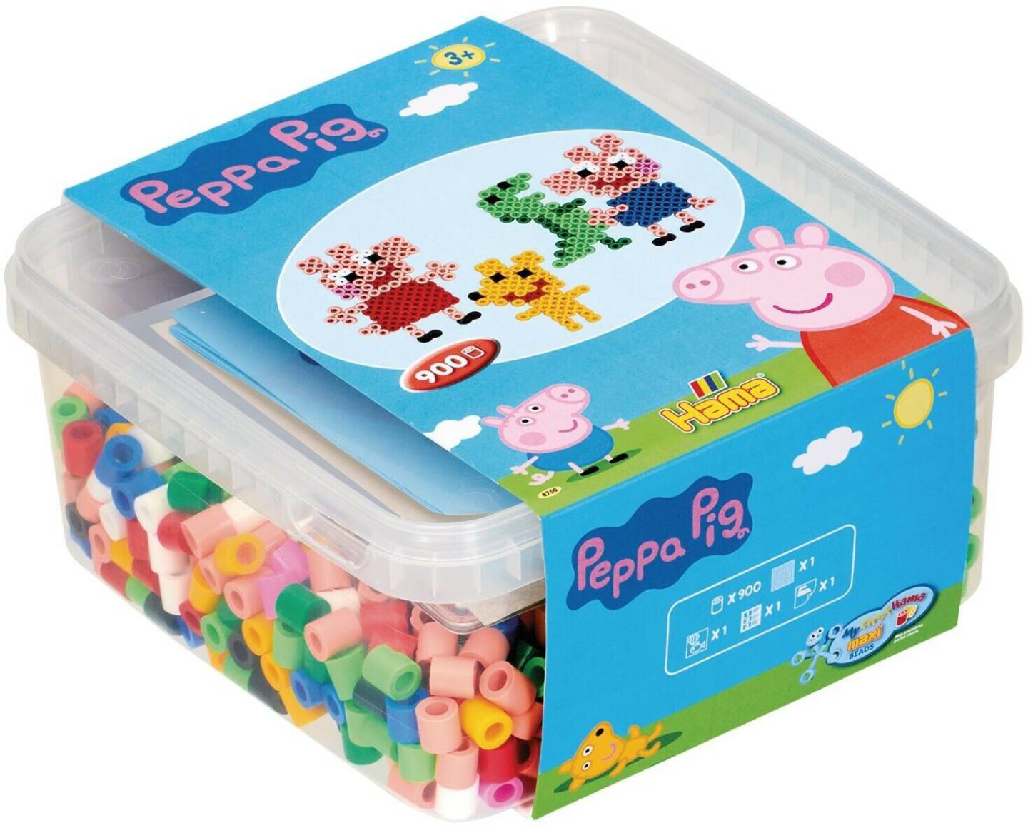 Perlensets Hama.dk HAMA Box Peppa Wutz (8750)