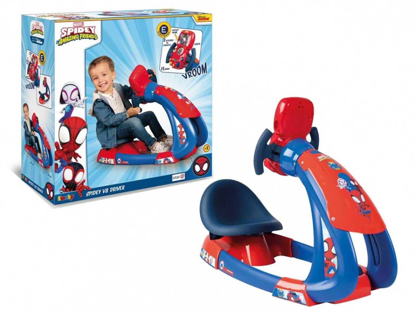 Smoby Spidey V8 Driver Elektronische Spielzeuge