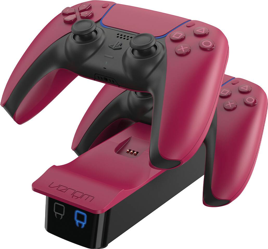 Venom PS5 Controller Twin Docking StationRed Venom PS5 Controller Twin Docking Station