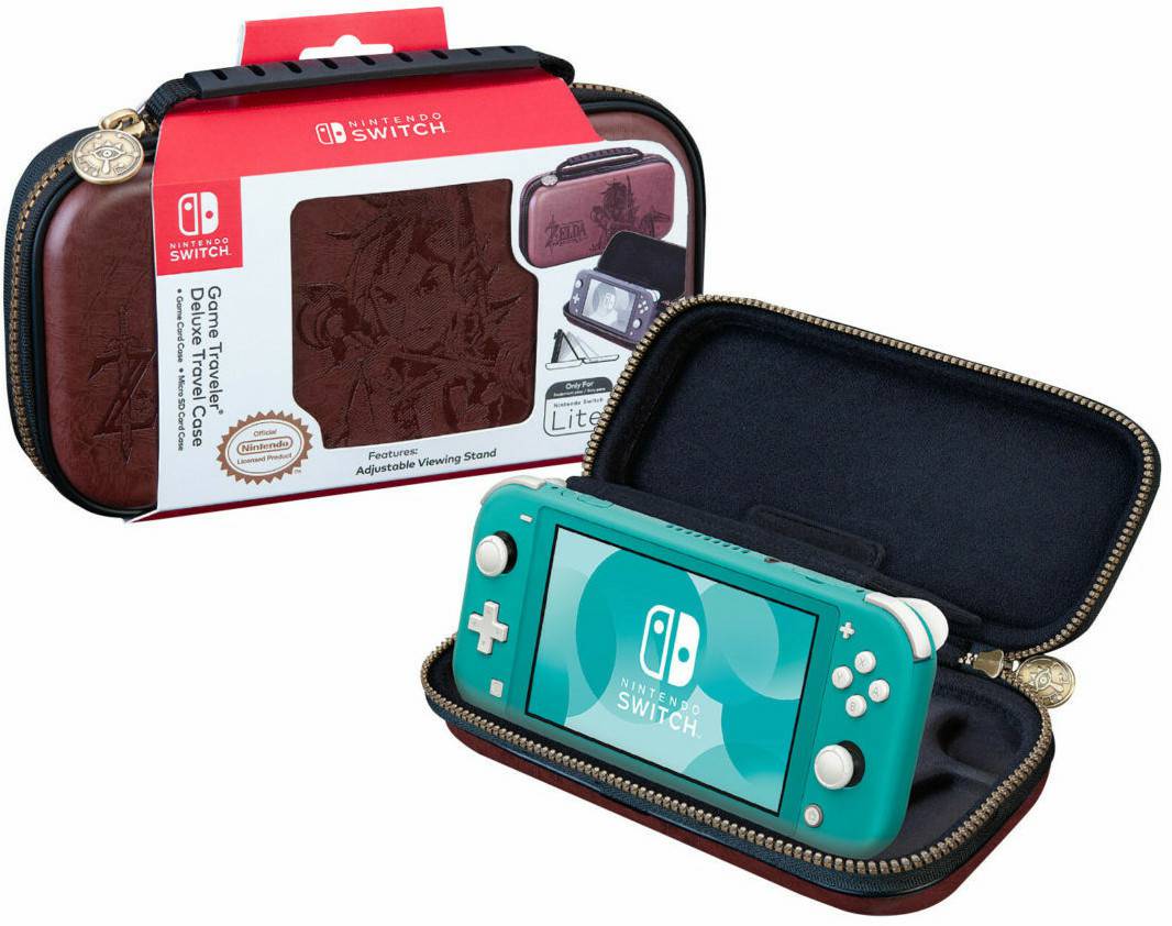 RDS Nintendo Switch Lite Game Traveler Deluxe Travel Case - The Legend of Zelda braun Konsolentaschen & Handheldtaschen