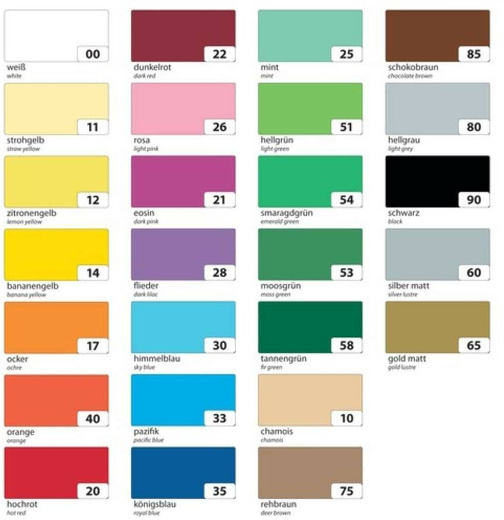 Bastelpapiere Folia Fotokarton 220g/m² 50x70cm 10 Farben sortiert 100 Blatt