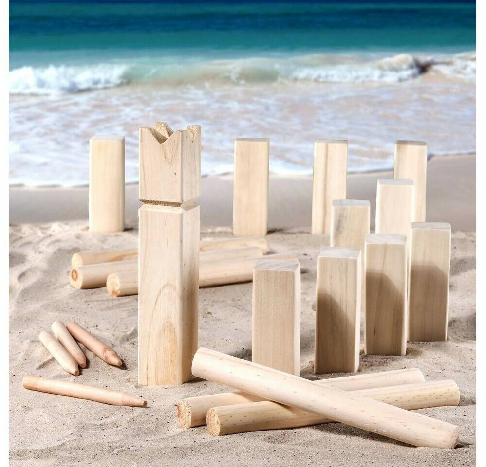 Haushalt International Kubb-Holz-Spiel Wurfspiele