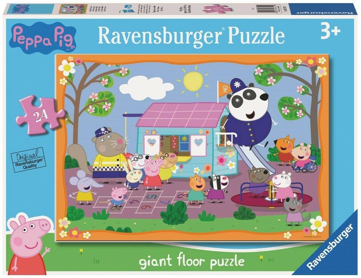 Ravensburger Peppa Wutz Clubhaus Bodenpuzzle (24 Teile) Puzzles