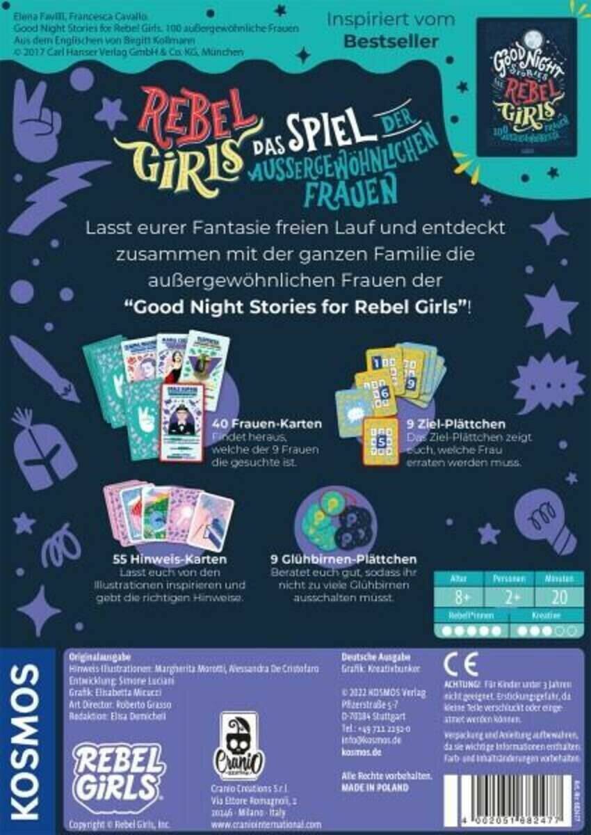 Kartenspiele Rebel Girls (682477)