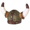 Mehron Wikinger Helm Faxe mit Fake Fur (38111) Faschingskostüme