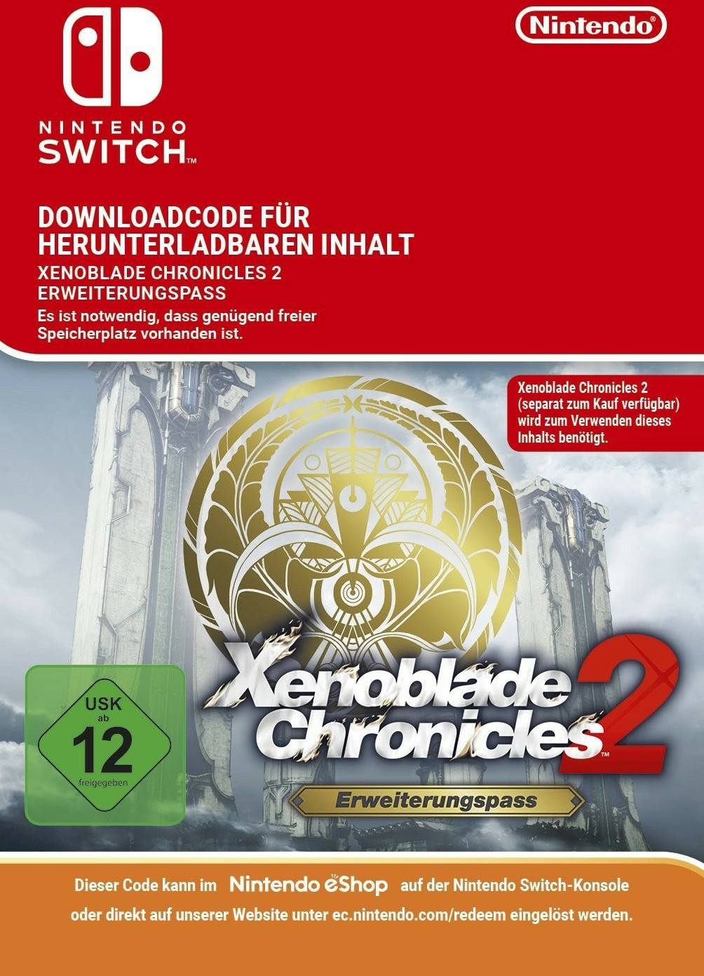 Xenoblade Chronicles 2: Erweiterungspass (Add-On) (Switch) Nintendo Switch-Spiele