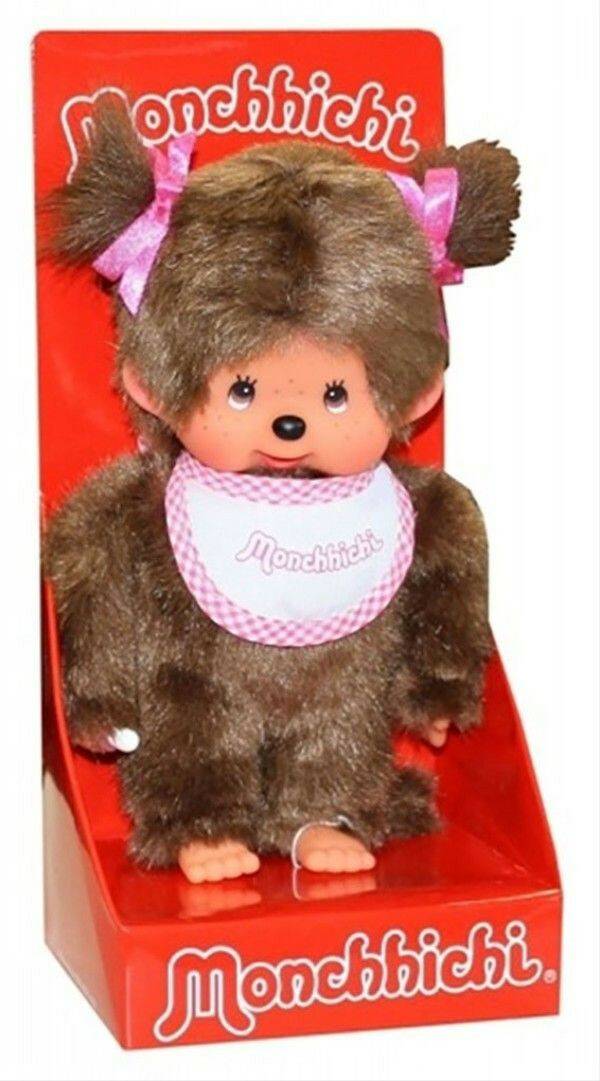 Kuscheltiere Bandai Monchhichi - Äffchen 20 cm (sortiert, Junge/Mädchen)