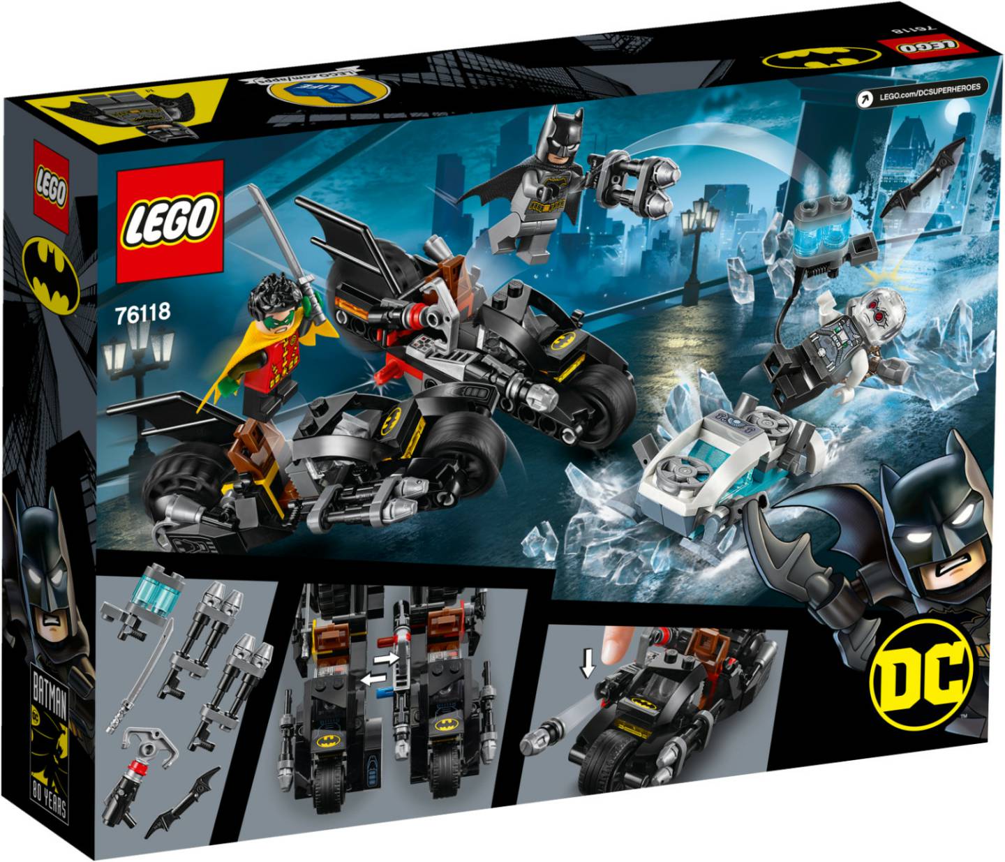 LEGO LEGO DC Super Heroes - Batcycle-Duell mit Mr. Freeze (76118)