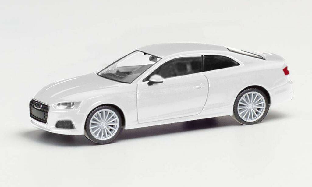 Herpa Audi A5 Coupe, ibisweiß (028660-002) Modellfahrzeuge