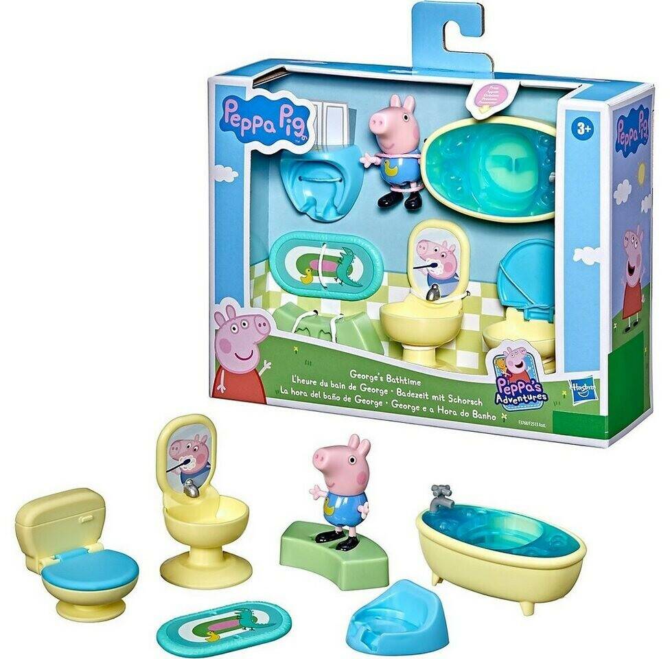 Hasbro Peppa Pig - Badezeit mit Schorsch Sammelfiguren