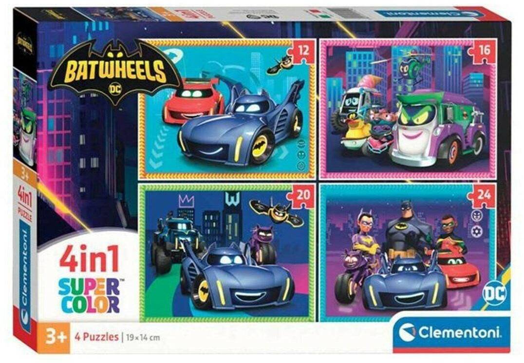 Clementoni Super Batwheels 4 in 1 (21529) Puzzles