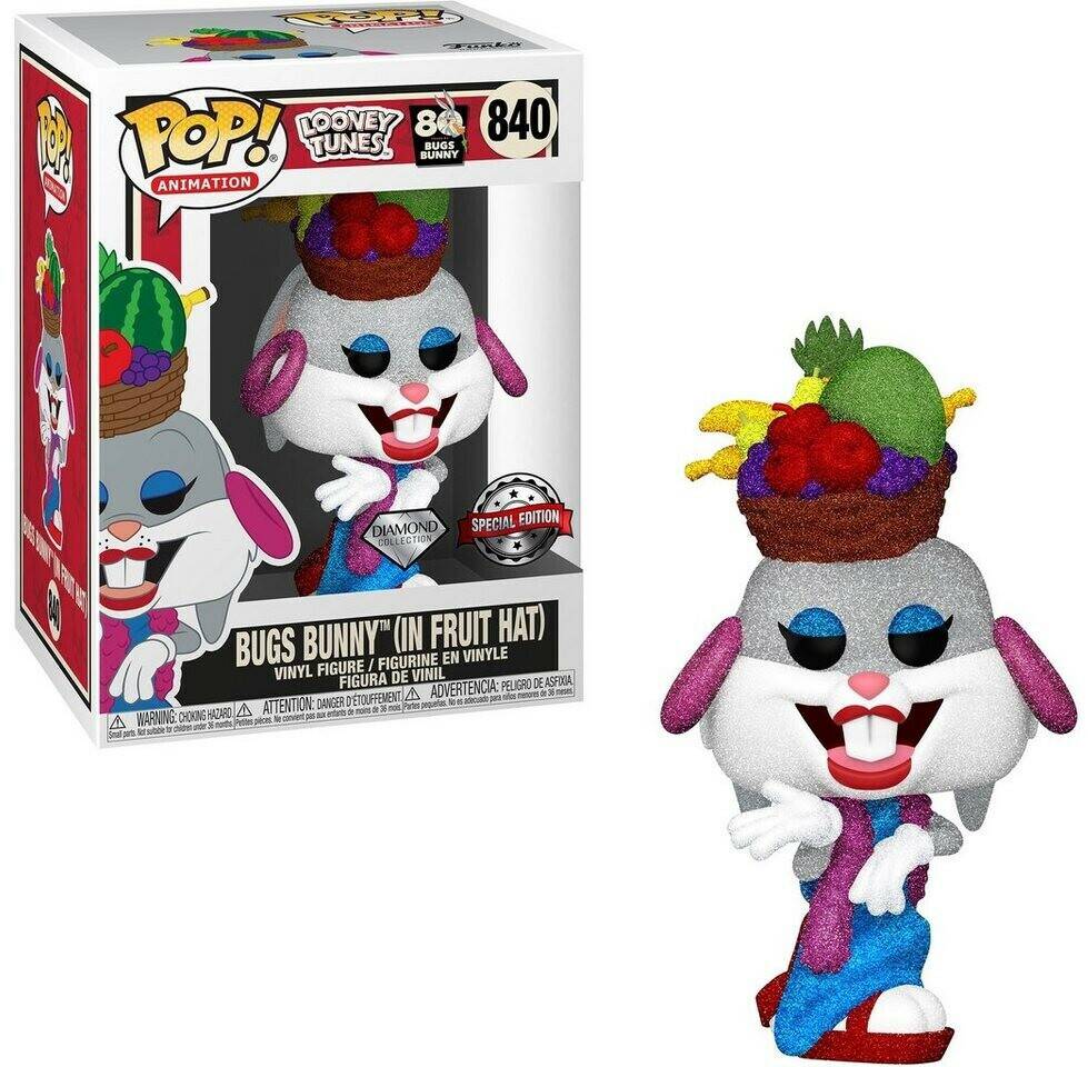 Funko Pop! Looney Tunes Bugs Bunny Fruit Hat 840 Diamond SP (51731) Funko