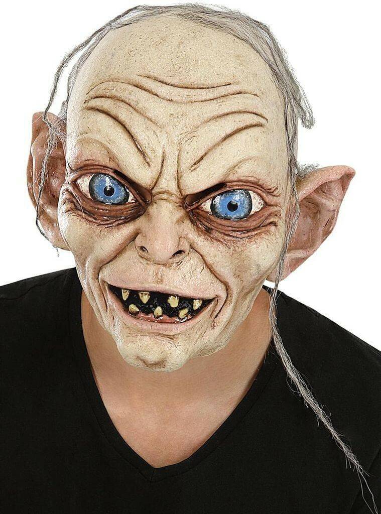 Faschingskostüme Maskworld Der Herr der Ringe - Gollum Maske aus Latex