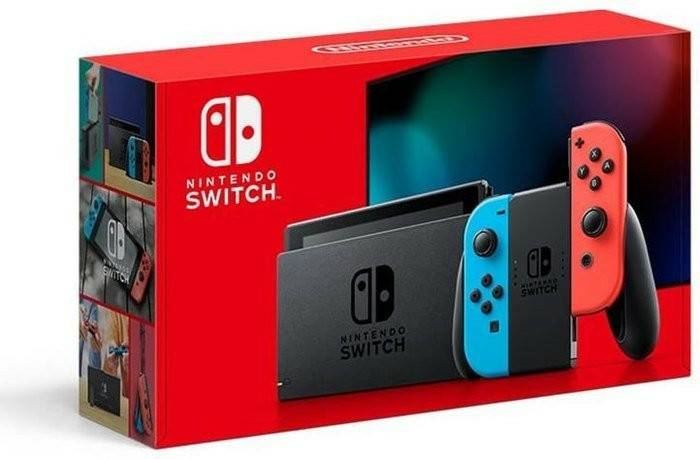 Nintendo Switchneon-rot/neon-blau (neue Edition) Nintendo Switch