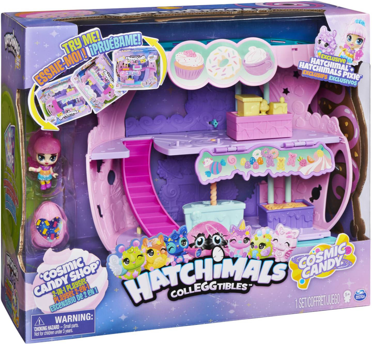 Sammelfiguren Spin Master Hatchimals Colleggtibles - 2 in 1 Cosmic Candy Playset