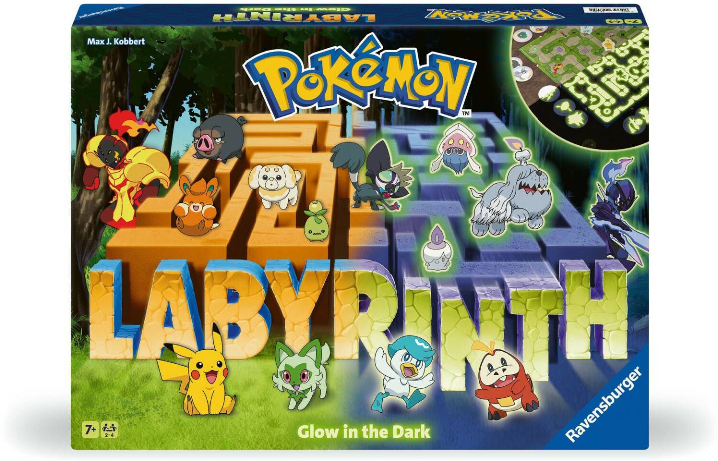 Strategiespiele Pokémon Labyrinth Glow in the Dark