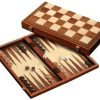 Schach-Backgammon-Dame-Set magnetisch (2524) Spiele-Klassiker