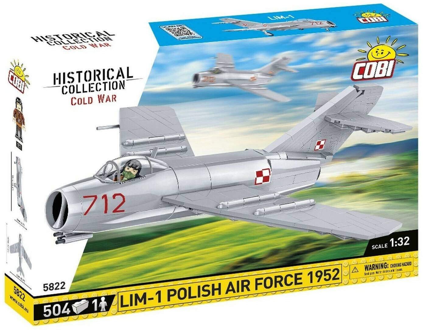 Baukästen & Bausteine Cobi Historical Collection Cold War - LIM-1 Polish Air Force 1952 (5822)