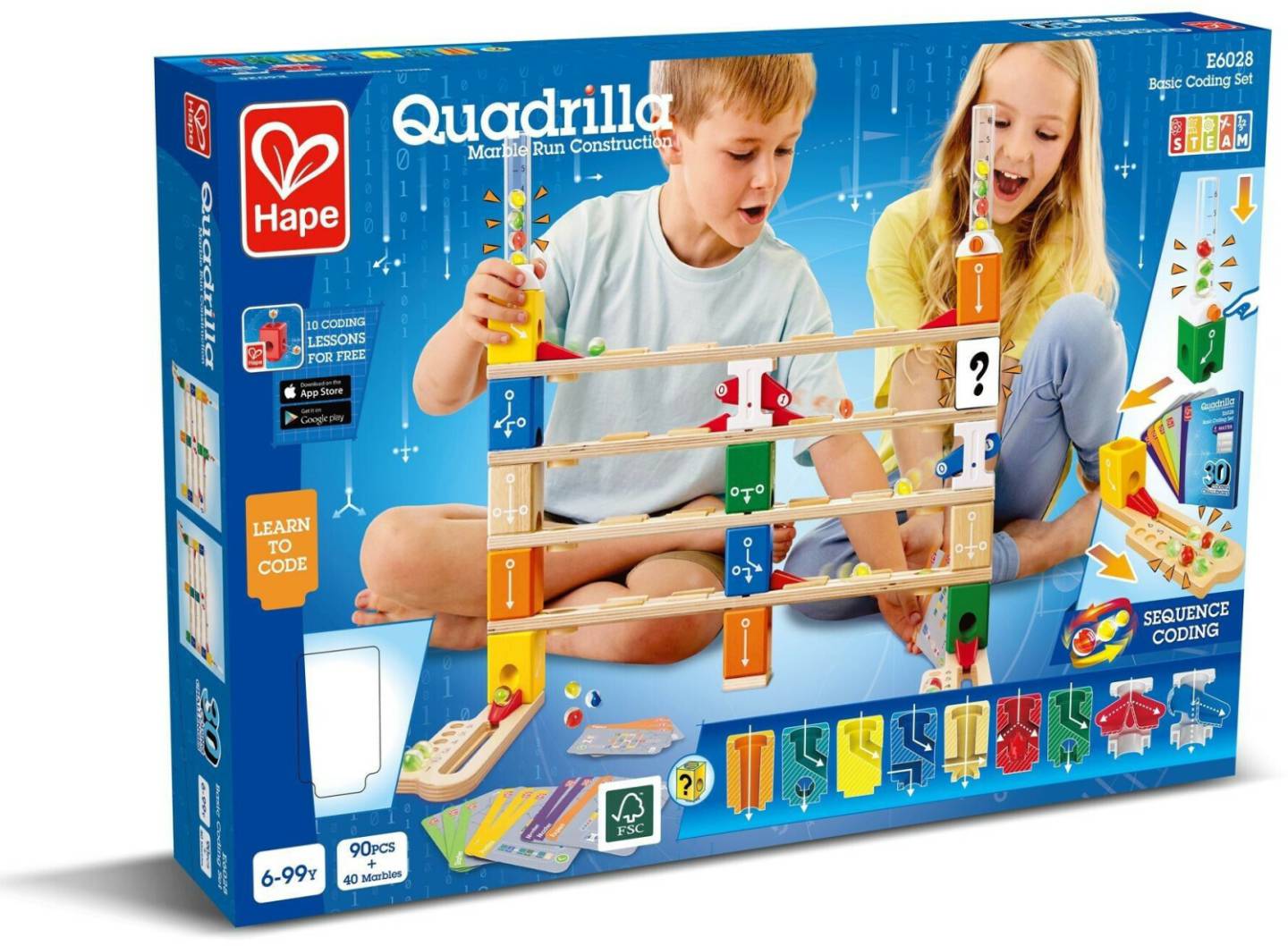 Kugelbahnen HaPe Quadrilla Starter-Kodierungsset (E6028)