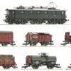 Roco H0 7-tlg. Set: Elektrolokomotive E 52 22 mit Güterzug, DRG, Ep. II (61492) Modelleisenbahnen