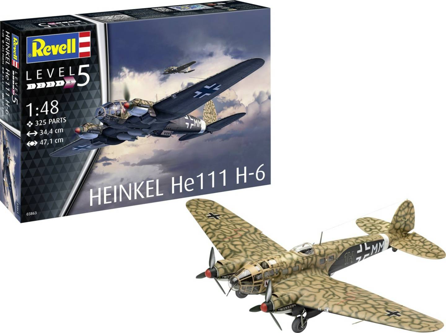 Revell Heinkel He111 H-6 (03863) Modellbausätze