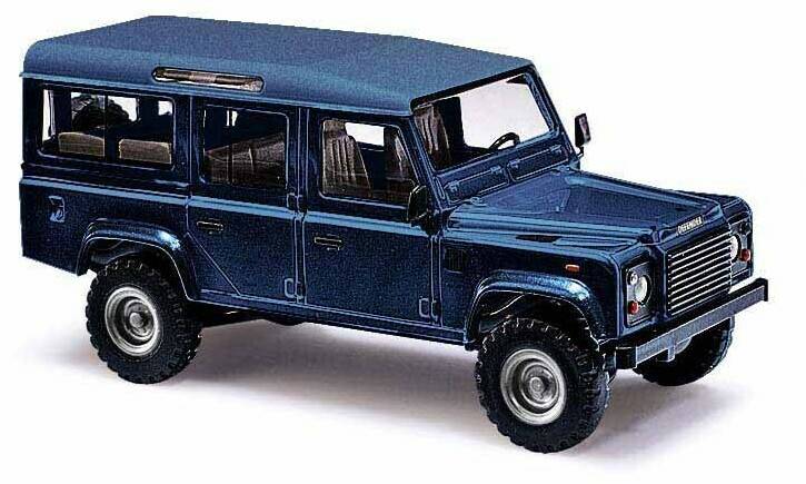 Busch Land Rover Defender "Metallica", blau (50352) Modellfahrzeuge