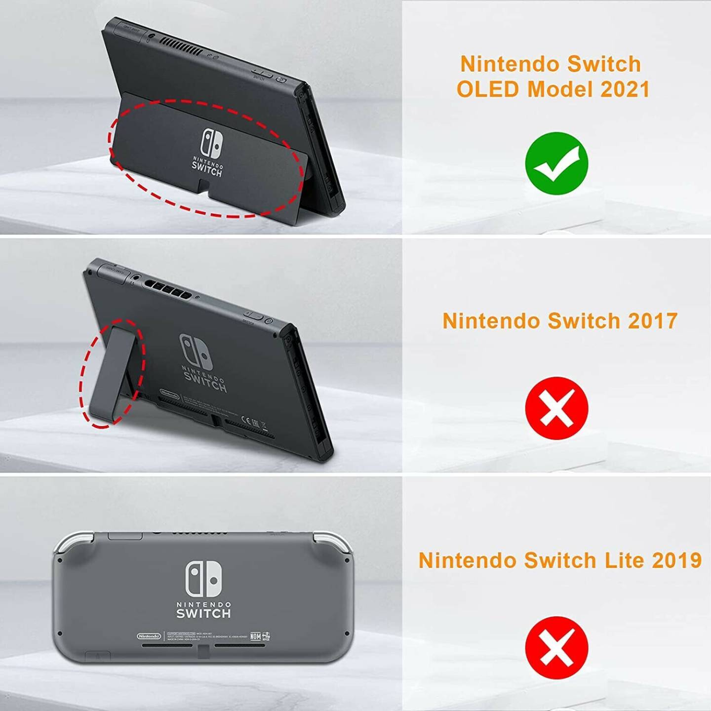 Fintie Nintendo Switch OLED Silicone Anti-Slip Case Fintie Nintendo Switch OLED Silicone Anti-Slip CaseBlack