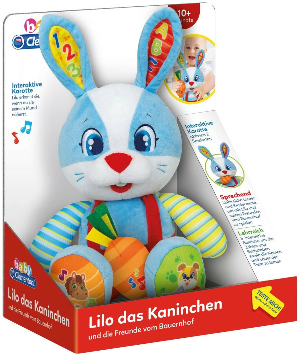 Clementoni Lilo das Kaninchen Aktivitätsspielzeuge