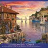 Puzzles Eurographics Puzzles Dominic Davison - Mediterranean Harbor 1000 Teile Puzzle (6000-0962)