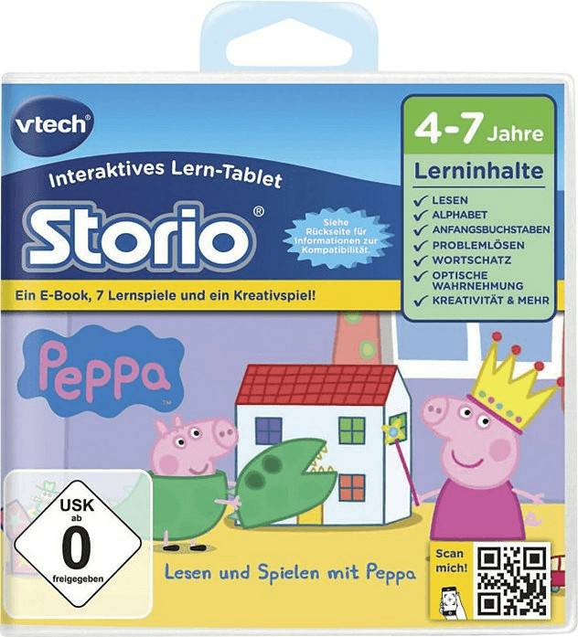 Vtech Storio 2 - Lernspiel Peppa Pig Lerncomputer