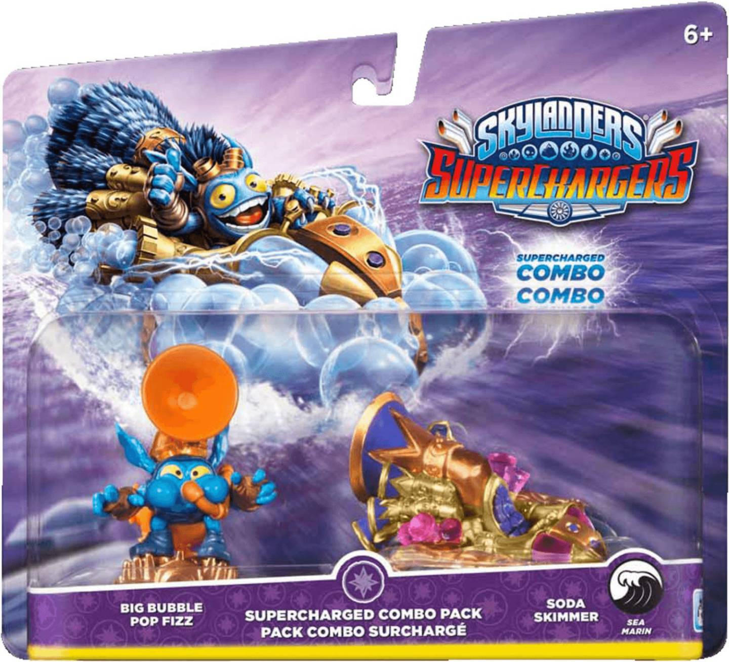 Activision Skylanders: Superchargers Figur Activision Skylanders: Superchargers FigurSupercharged Combo Pack - Big Bubble Pop Fizz + Soda Skimmer