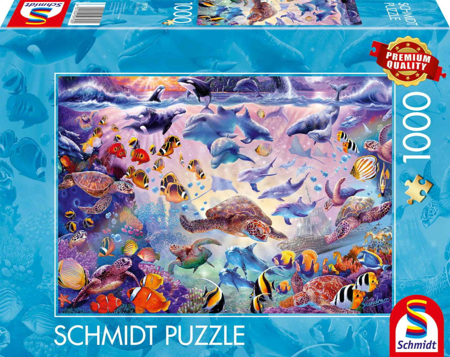 Puzzles Schmidt-Spiele Majestät des Ozeans (1000 Teile)