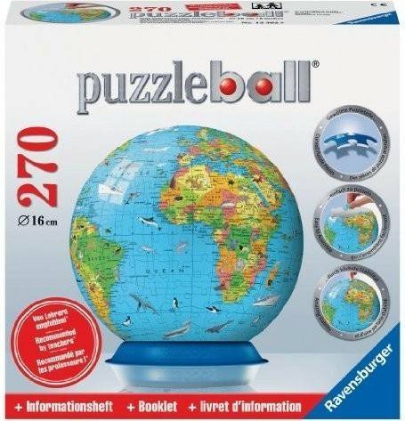 Ravensburger Kinder-Globus englisch (Puzzleball, 270 Teile) Puzzles