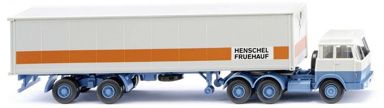 Wiking Containersattelzug (Hanomag Henschel) (052705) Modellfahrzeuge