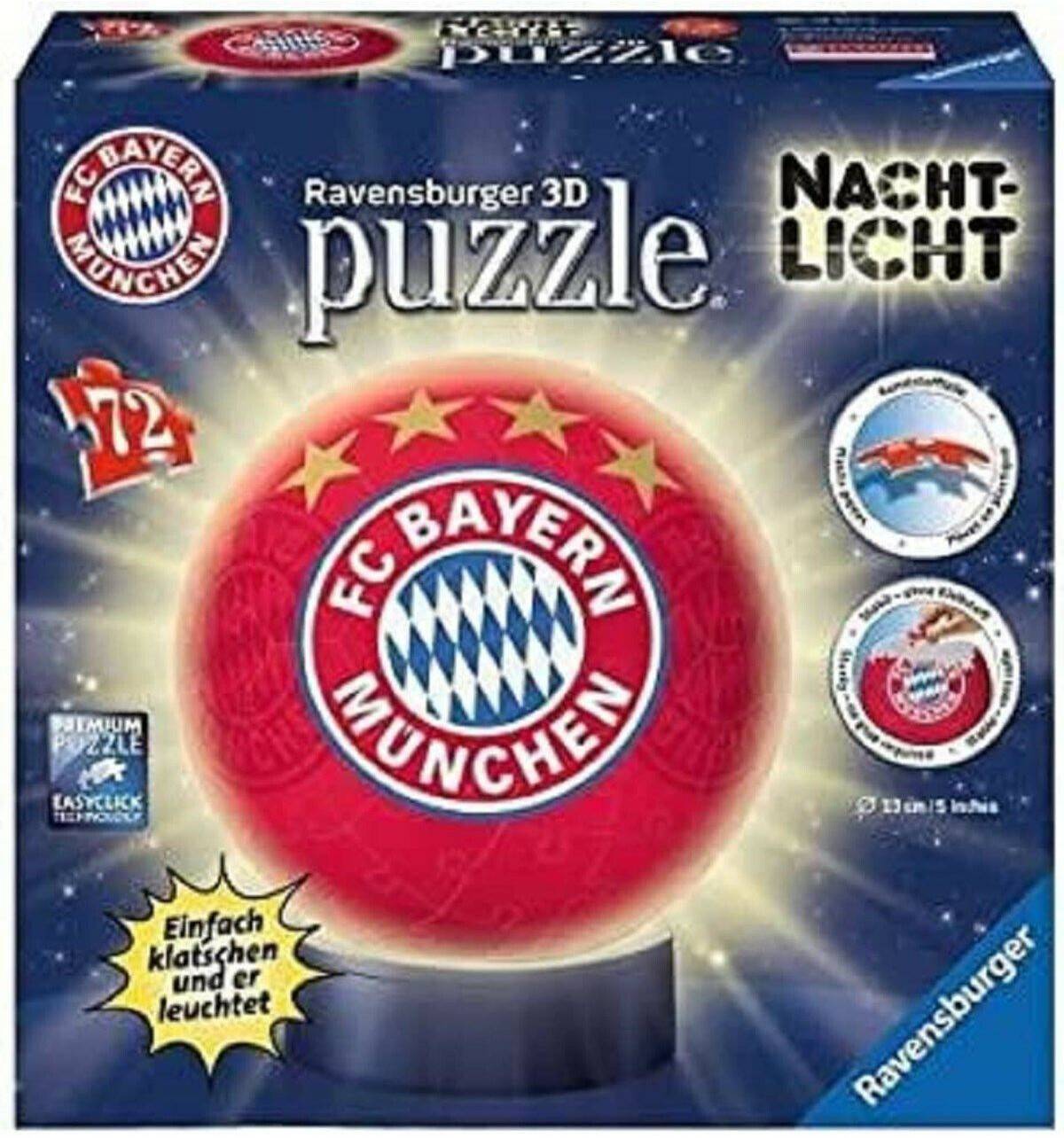 Ravensburger Nachtlicht (72 Teile)FC Bayern München Ravensburger Nachtlicht (72 Teile)