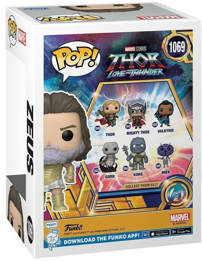 Funko Pop! Marvel Thor Love and Thunder : Zeus (1069) Funko