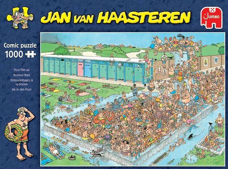 Jumbo Spiele - Jan van Haasteren - Ab in den Pool, 1000 Teile (20039) Puzzles