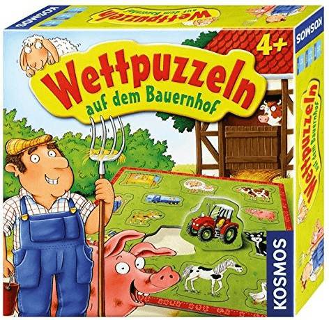 Party-Spiele Wettpuzzeln auf dem Bauernhof (69758)