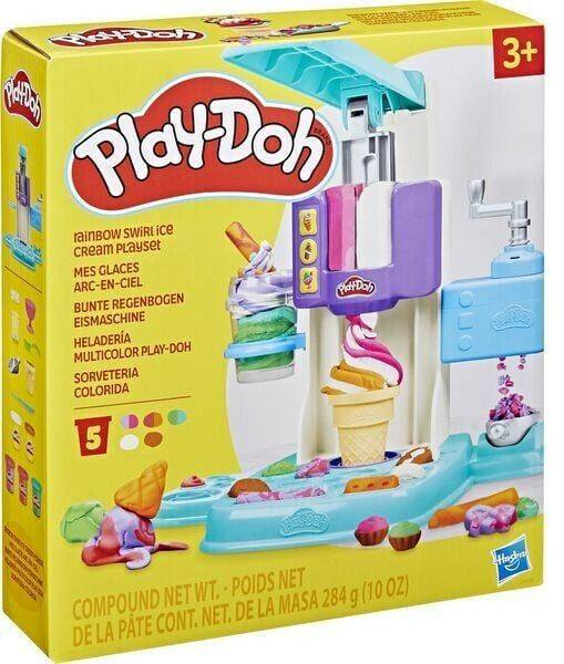 Play-Doh Bunte Regenbogen Eismaschine Modelliersets