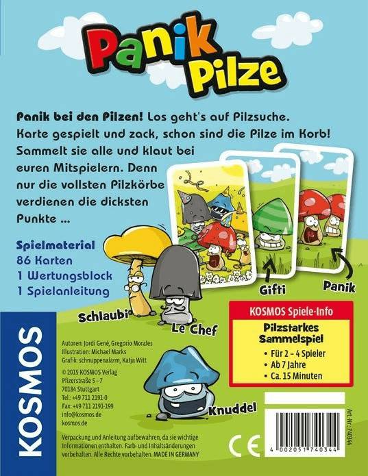 Kartenspiele Panik Pilze