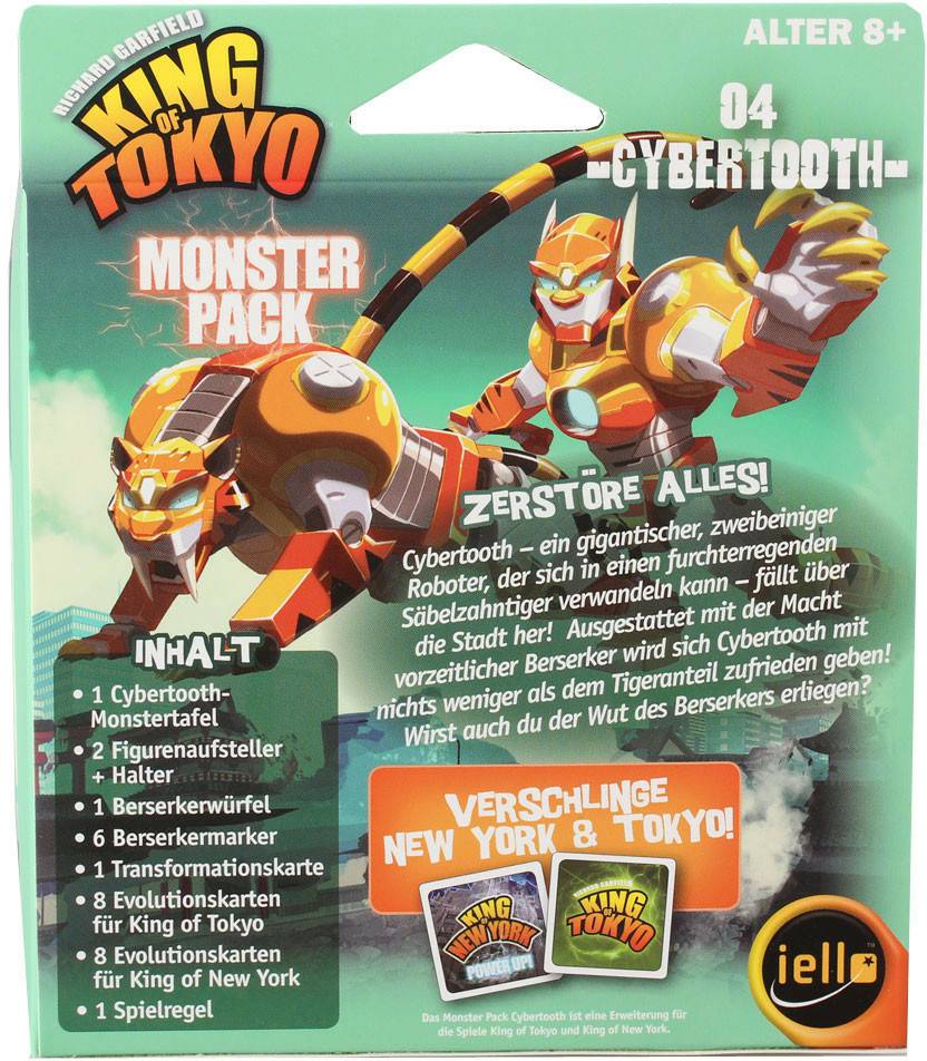 King of Tokyo - Monsterpack Cybertooth (516580) Kartenspiele