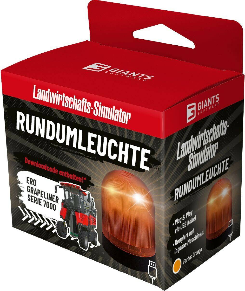 Gamingzubehör Giants Software Landwirtschafts-Simulator 22 Rundumleuchte orange