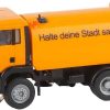 Faller LKW MAN TGA Straßenkehrmaschine Faller Car System Epoche V (161482) Modellfahrzeuge