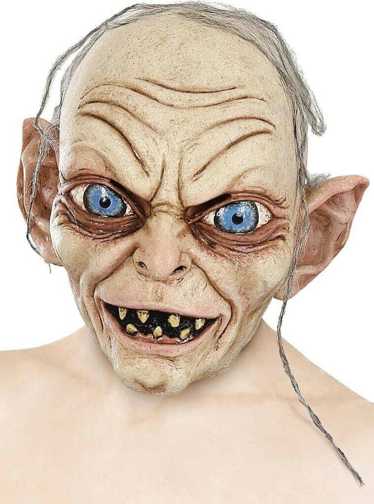 Faschingskostüme Maskworld Der Herr der Ringe - Gollum Maske aus Latex