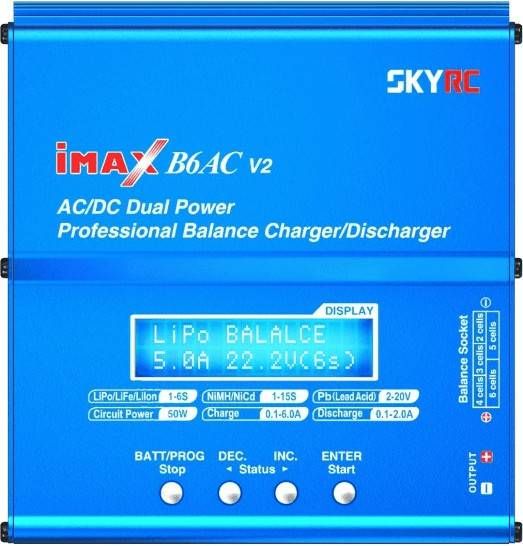 SkyRC B6AC V2 Ladegerät (SK-100008-01) RC-Ladegeräte