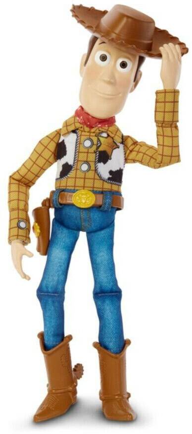 Mattel Disney & Pixar Toy Story sprechende Woody Figur mit Ragdoll Körper (HFY35) Sammelfiguren