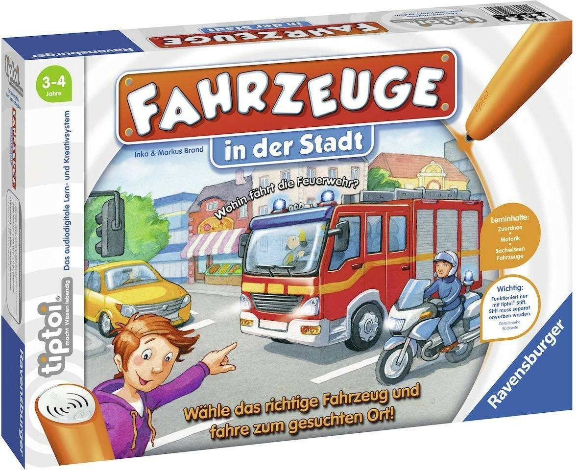 Ravensburger tiptoi - Fahrzeuge in der Stadt tiptoi