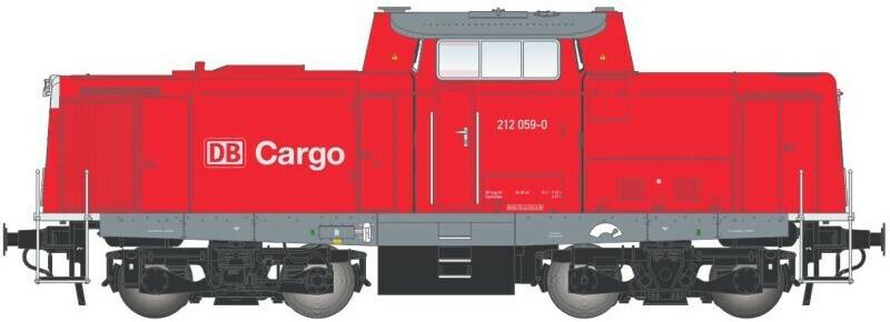 Lenz Diesellok BR 212, DB-Cargo, Ep. IV (Editionsmodell) (40134-17) Modelleisenbahnen