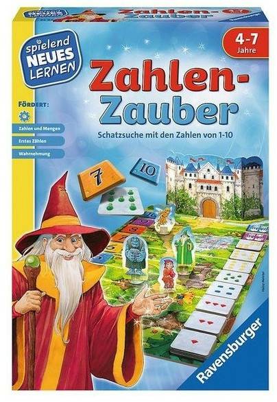 Denkspiele Zahlen-Zauber Schatzsuche mit Zahlen von 1 bis 10 (24964)